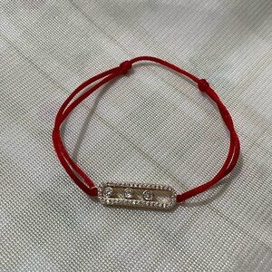 Messika Red and Gold Bracelet
